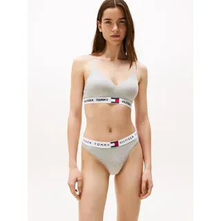 Tommy Hilfiger Underwear Tanga CLASSIC THONG mit Logobund, Stretch-Baumwolle grau XL (42/44)