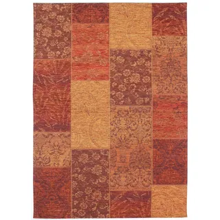 KADIMA DESIGN Coquet Opal Teppich 155 x 230 cm Orange