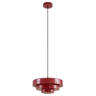 LINDBY Tivra 1-flg. 35 cm rund/Rot/Metall