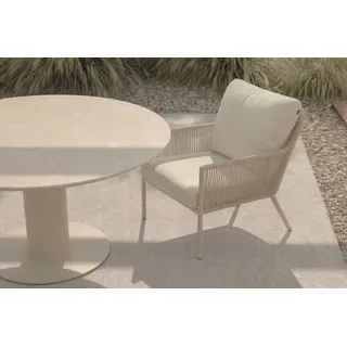 HARTMAN Shades of Colour Dining Sessel, sand/beige, Polyester/Rope-Geflecht,  68 x 71 x 66 cm