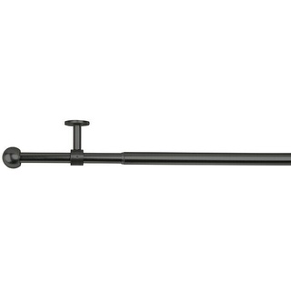 Komplettgarnitur 2in1  (Schwarz, 160 cm - 280 cm, Metall, Ausziehbar)