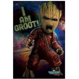 Marvel Comics Die wächter der Galaxy Vol. 2 'Wütend Groot' Maxi Poster,61 x 91.5 cm