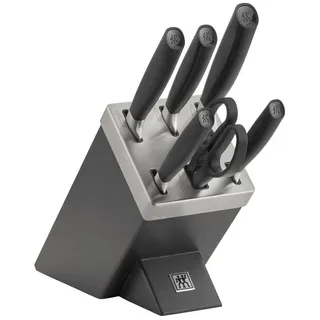 Messerblock ZWILLING All * Star Messerblockset mit KiS Technologie 7-tlg, Anthrazit Eisgehärtet (7tlg)