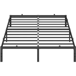 VASAGLE Doppelbettgestell 160 x 200 cm tintenschwarz