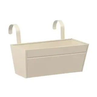 Dehner Zink-Blumenkasten, ca. B40/H16/T17 cm, Beige