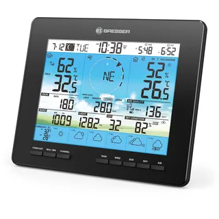 Bresser 7003210 6-Tage 4CAST Wetterstation Schwarz