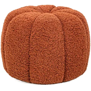 Möbel Kraft Pouf Textil 50 x 38 x 50 cm Rot
