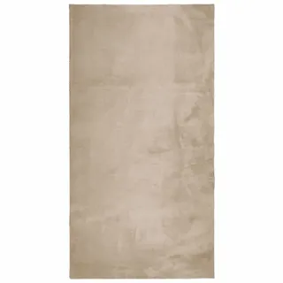 vidaXL HUARTE Kurzflorteppich 60 x 110 cm Sandfarben