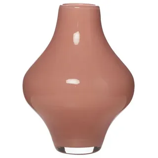 INNA-Glas Dekovase Glasvase DERFINA, altrosa, 27cm, Ø20cm rosa