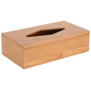 Koopman International Bambus Taschentuchspender Kosmetiktücher Kosmetiktücherbox Tücherbox Kosmetikbox