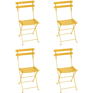 Fermob - Bistro Klappstuhl Metall, honig (4er-Set)