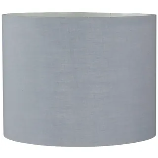 Licht-Erlebnisse BASIC Lampenschirm rund Ø25 cm Grau Stoff