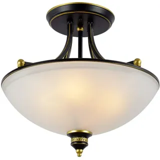 Antik Deckenleuchte Vintage Industrielle Wohnzimmer Metall Leuchte, Rund Landhaus Rustikal Korridor Aisle Studie Deckenlampe Ländliche Retro Loft Klassisch Rustikalem Küchen insel Beleuchtung, D45CM