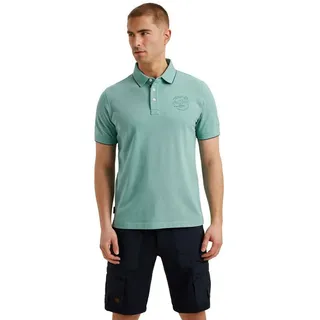 PME LEGEND Poloshirt SHORT SLEEVEe POLO STRETCH PIQUE (1-tlg) mit Stretch blau M (50)