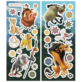 KOMAR Decosticker-Set Lion King 14 x 22 cm