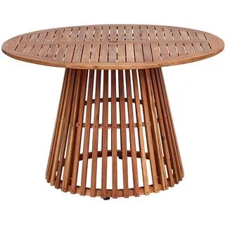 Beliani Agello Gartentisch Ø 120 x 74 cm Bronze