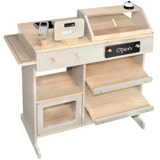 howa Kaufladen Kaufmannsladen aus Holz Kinderkaufladen mit Spielkasse 47551