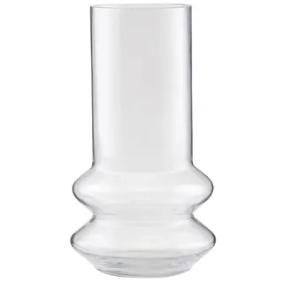 House Doctor Vase, Steinzeug, Metall, Klar, h: 24 cm, Dia: 14 cm, 206340334