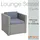 Gartensessel 70 x 70 x 63 grau
