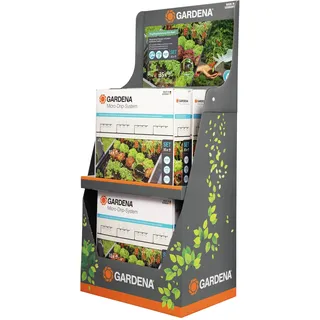 Gardena Tropfbewässerung-Set Hochbeet/Beet 35 Pflanzen Micro-Drip-System Display