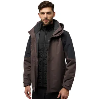 Jack Wolfskin Herren Romberg 3in1 Jacke (Größe M, grau)