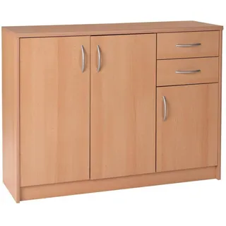 Die Möbelfundgrube Kommode 109 x 86 x 35 cm buche nachbildung