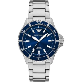 Emporio Armani Solaruhr AR11697 Edelstahl 44 mm AR11697