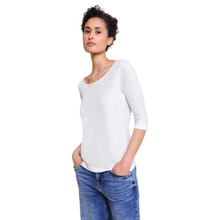 Street One Damen Style Pania T-Shirt, Weiß Neu, 44
