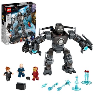 LEGO 76190 Marvel Super Heroes Iron Man und das Chaos durch Iron Monger, Spielzeug mit Superhelden Figuren, Fanartikel