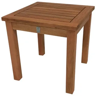 FRG Beistelltisch 40x40cm Eukalyptusholz - Braun