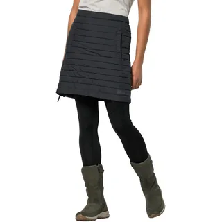 Jack Wolfskin A-Linien-Rock Damen Grau/Schwarz 36