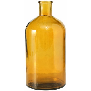 BOLTZE Vase Coljar Glas Gelb Senf 28 cm