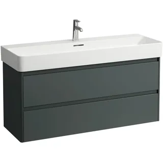 Laufen Waschtischunterbau BASE 2.0 2 Schubladen 116,8 x 40 x 51,5 cm Verkehrsgrau