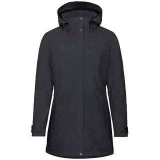 VAUDE Wintermantel Women's SKOMER Winter Parka II CS Winterparka Outdoormantel Wasserdichter, wattierter Damen Winterparka schwarz L (42)