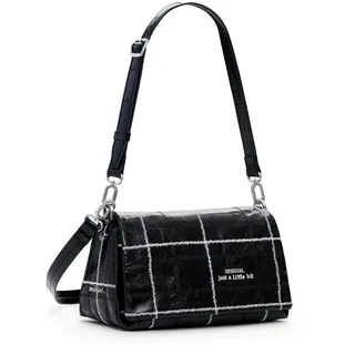 DESIGUAL Mai-Tai Naron Schultertasche Polyurethan Black