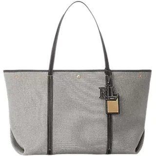 Lauren Ralph Lauren Emerie Tote Umhängetasche extra groß 431920062, Schwarz , Einheitsgröße - Einheitsgröße