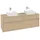 Waschbeckenunterschrank C05200VJ 160 x 55 cm Nordic Oak