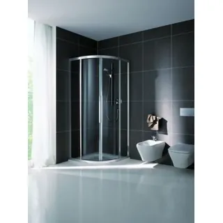 Koralle Viertelkreisduschekabine mit 2 Schiebeelementen und 2 Festfeldern myDay VSF Radius 550 80/80 775-795x2000mm, VB23708020AA1, Duschkabine: Rahmen: Silber Matt, Glas: ESG