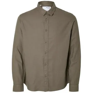 SELECTED HOMME Langarmhemd grau L