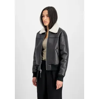 Alpha Industries Bomberjacke B-15 Modified W schwarz S (36/38)