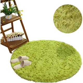 Strado, Teppich, Round carpet Shaggy Strado 120x120 GreenGrass (green) universal (Ø 120 cm)