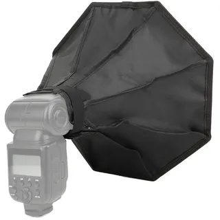 Bindpo Flash-Softbox, 30x30cm klappbare Blitzgerät-Softbox-Diffusorabdeckung Universal für für für DSLR-Kamera