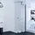 Pure Eck-Duschkabine Gleittür rechts 80 x 200 cm schwarz/transparent XT1402123321