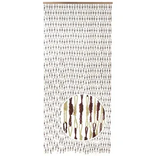Kobolo KNOTS Ösen 100 x 220 cm Braun/Beige 1 St
