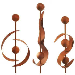 Kobolo Gartenstecker Rusty 106 cm Braun