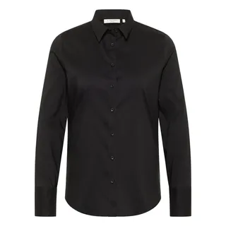 Performance Shirt Bluse in schwarz unifarben, schwarz, 46