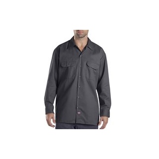 Dickies Long-Sleeve Work Shirt Herren-Hemd Charcoal Grey - grau - S
