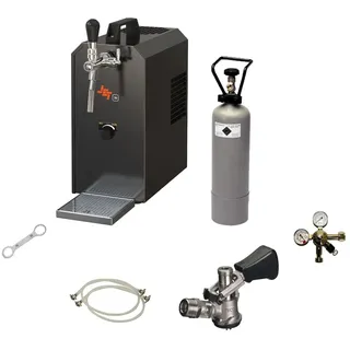 ich-zapfe JET 30 Komplett-Set mit CO2-Flasche - Zapfanlage Bierzapfanlage Zapfkopf