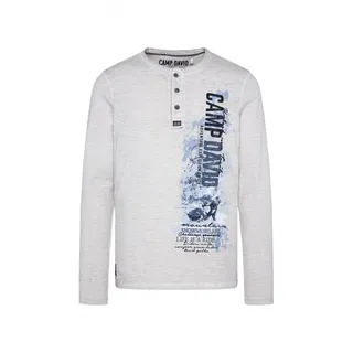 CAMP DAVID Langarmshirt 4XL (66/68)