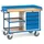 FETRA Werkstattwagen Stahl 1 120 x 650 mm blau 4 Schubladen